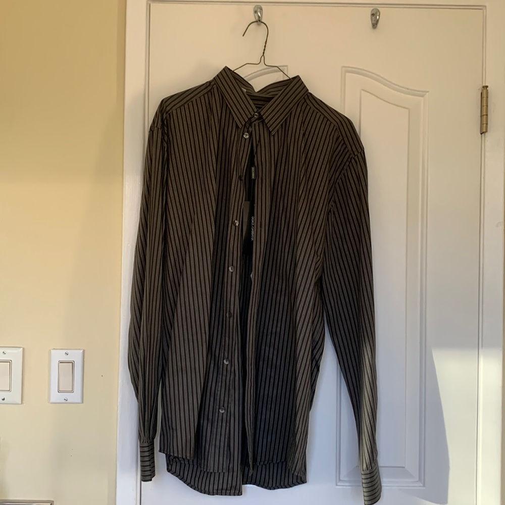 Dolce & Gabbana Dress Formal Shirt. Made in Italy. 100% cotton.